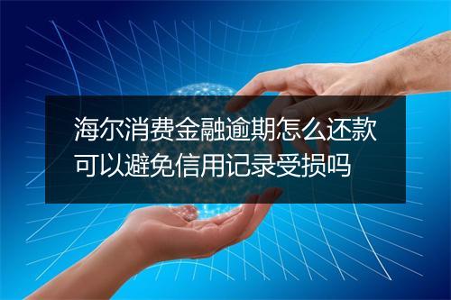 海尔消费金融逾期怎么还款可以避免信用记录受损吗