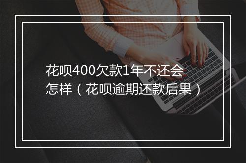 花呗400欠款1年不还会怎样（花呗逾期还款后果）
