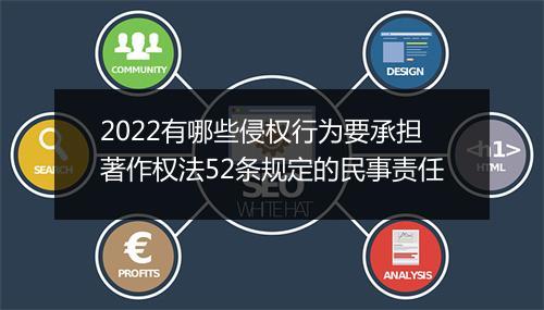 2022有哪些侵权行为要承担著作权法52条规定的民事责任