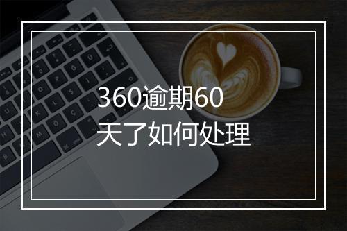 360逾期60天了如何处理