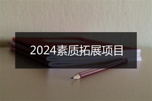 2024素质拓展项目