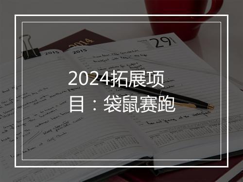2024拓展项目：袋鼠赛跑