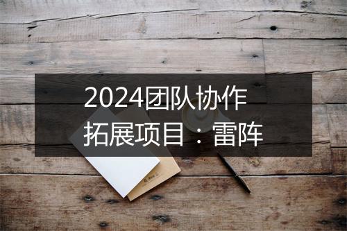 2024团队协作拓展项目：雷阵