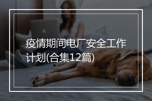 疫情期间电厂安全工作计划(合集12篇)