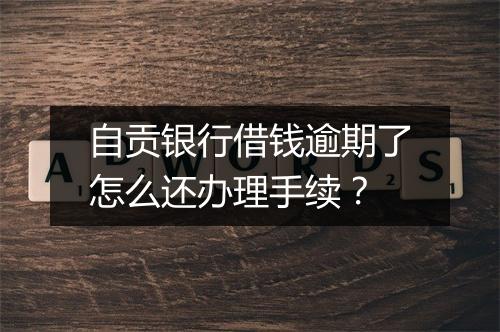 自贡银行借钱逾期了怎么还办理手续？