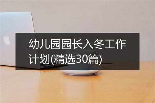 幼儿园园长入冬工作计划(精选30篇)
