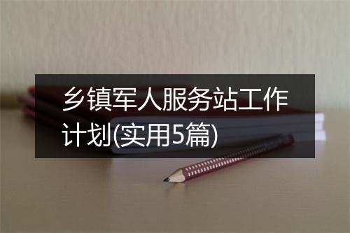 乡镇军人服务站工作计划(实用5篇)