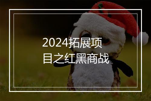 2024拓展项目之红黑商战