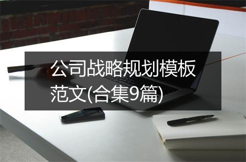 公司战略规划模板范文(合集9篇)