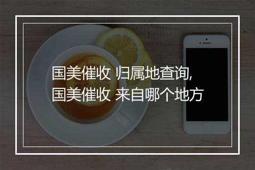 国美催收 归属地查询,国美催收 来自哪个地方