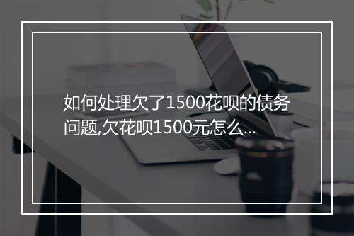 如何处理欠了1500花呗的债务问题,欠花呗1500元怎么办