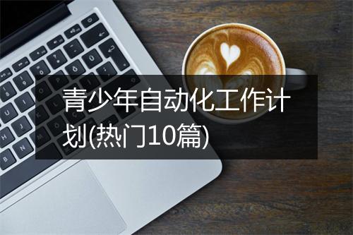 青少年自动化工作计划(热门10篇)