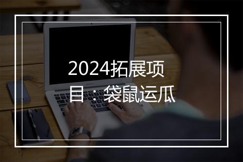 2024拓展项目：袋鼠运瓜