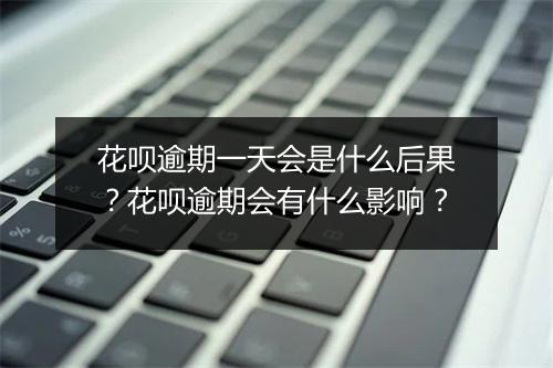 花呗逾期一天会是什么后果？花呗逾期会有什么影响？