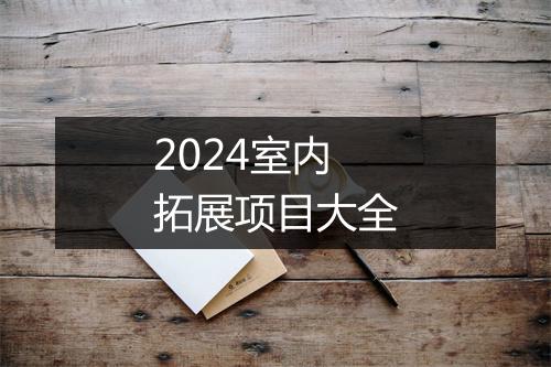 2024室内拓展项目大全