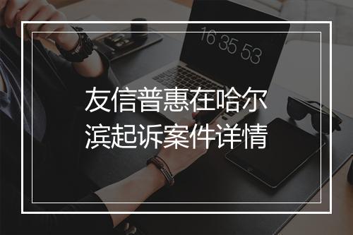 友信普惠在哈尔滨起诉案件详情