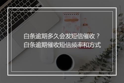 白条逾期多久会发短信催收？白条逾期催收短信频率和方式