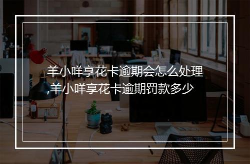羊小咩享花卡逾期会怎么处理,羊小咩享花卡逾期罚款多少