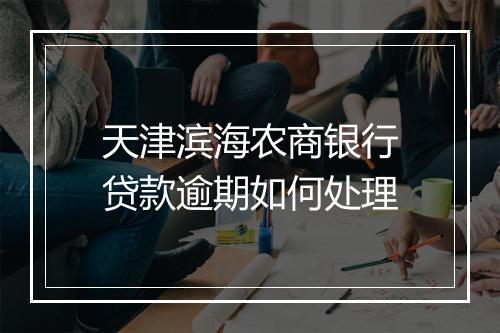 天津滨海农商银行贷款逾期如何处理