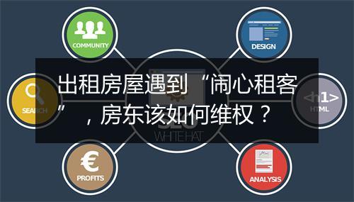 出租房屋遇到“闹心租客”，房东该如何维权？