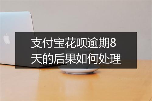 支付宝花呗逾期8天的后果如何处理