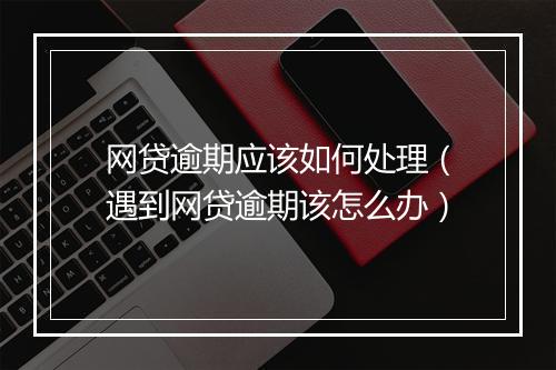 网贷逾期应该如何处理（遇到网贷逾期该怎么办）