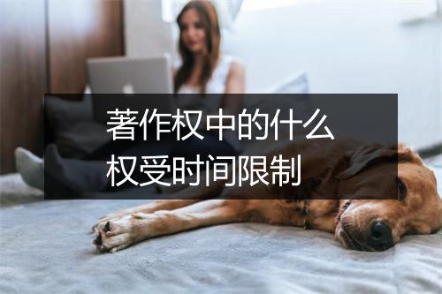 著作权中的什么权受时间限制