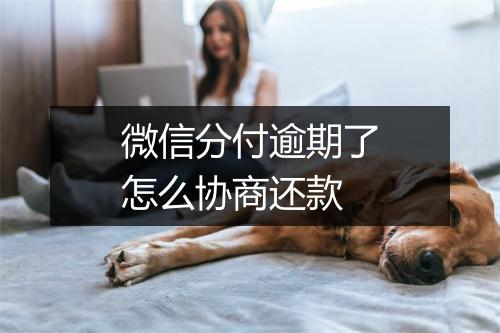 微信分付逾期了怎么协商还款