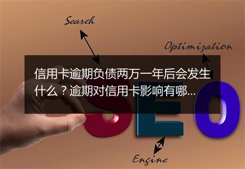 信用卡逾期负债两万一年后会发生什么？逾期对信用卡影响有哪些？