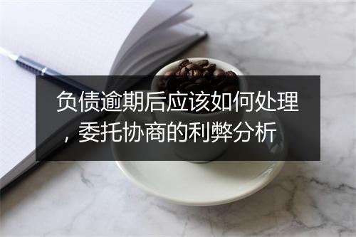 负债逾期后应该如何处理，委托协商的利弊分析