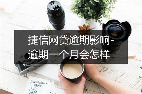 捷信网贷逾期影响-逾期一个月会怎样