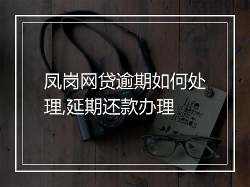 凤岗网贷逾期如何处理,延期还款办理