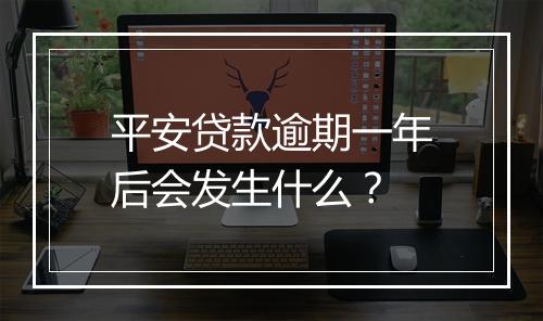 平安贷款逾期一年后会发生什么？