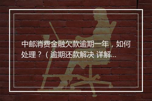 中邮消费金融欠款逾期一年，如何处理？（逾期还款解决 详解）