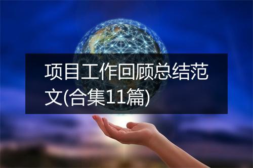 项目工作回顾总结范文(合集11篇)