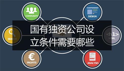 国有独资公司设立条件需要哪些