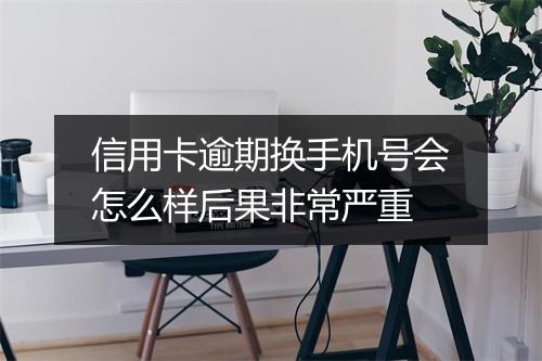 信用卡逾期换手机号会怎么样后果非常严重