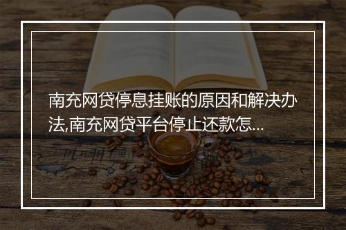 南充网贷停息挂账的原因和解决办法,南充网贷平台停止还款怎么办