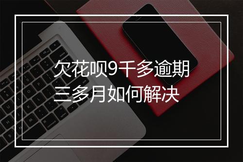 欠花呗9千多逾期三多月如何解决