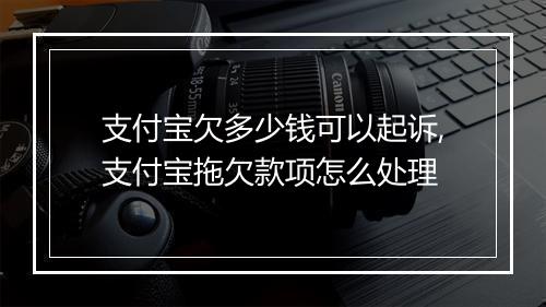 支付宝欠多少钱可以起诉,支付宝拖欠款项怎么处理