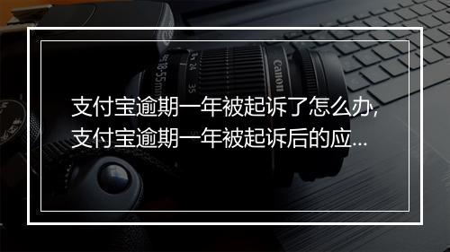 支付宝逾期一年被起诉了怎么办,支付宝逾期一年被起诉后的应对策略