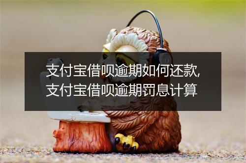 支付宝借呗逾期如何还款,支付宝借呗逾期罚息计算