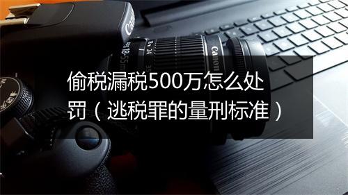 偷税漏税500万怎么处罚（逃税罪的量刑标准）