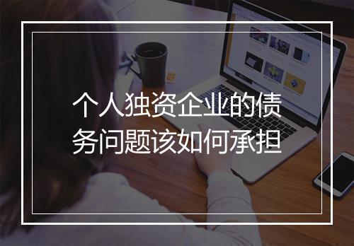 个人独资企业的债务问题该如何承担