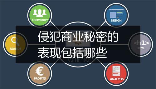 侵犯商业秘密的表现包括哪些