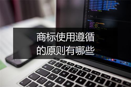 商标使用遵循的原则有哪些