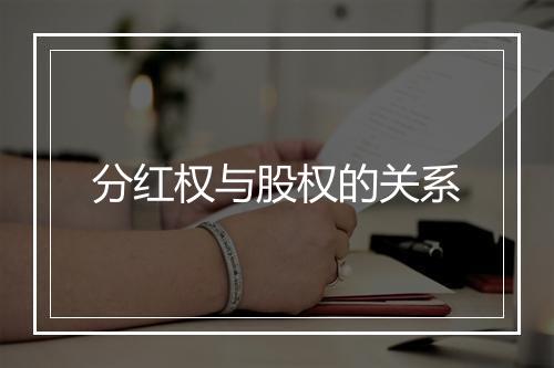 分红权与股权的关系