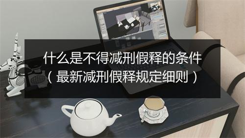 什么是不得减刑假释的条件（最新减刑假释规定细则）