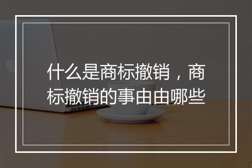 什么是商标撤销，商标撤销的事由由哪些