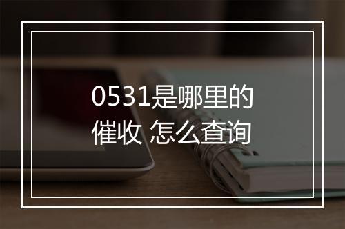 0531是哪里的催收 怎么查询